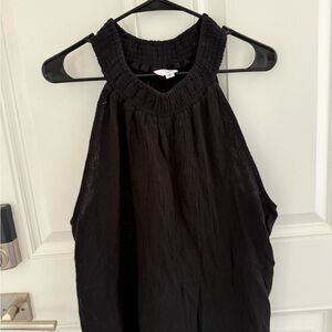 Elegant Black Sleeveless Top